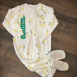 NEW Pekkle size 18 months lemon sleeper
